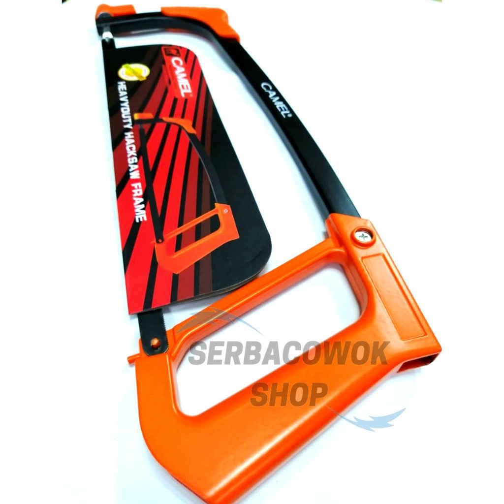 Gagang Gergaji Besi 12 Inch Heavy Duty Hacksaw Frame Camel Termurah Berkualitas