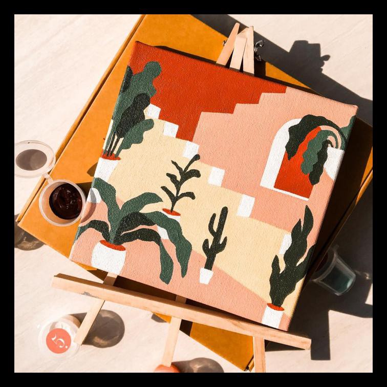 

GRATIS ONGKIR PAINT BY NUMBER BENEVOLENT | BYPAINTERS | PAINTING KIT | 20X20CM !!!!