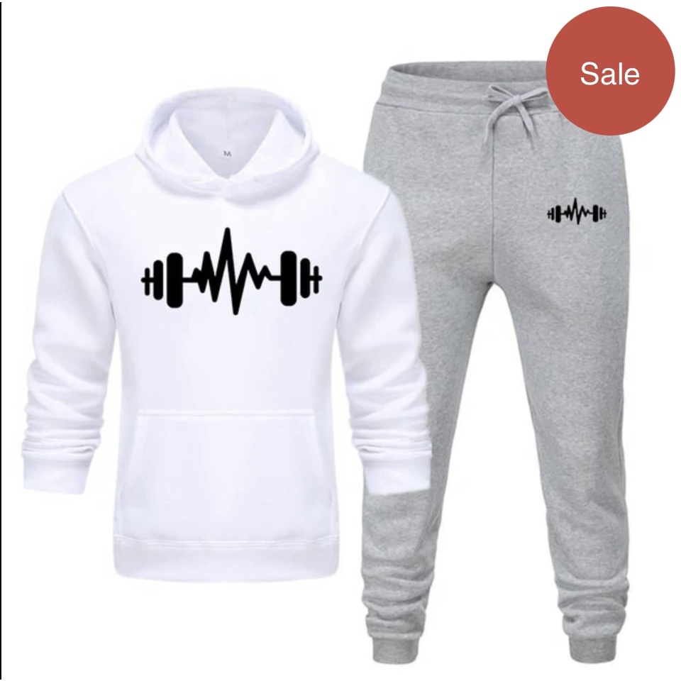 Setelan Celana Jogger &amp; Jumper Hoodie BARBEL GYM II Set sweater Hoodie dan Celana Joger Panjang II SIZE M- XL ( Pria &amp; Wanita )