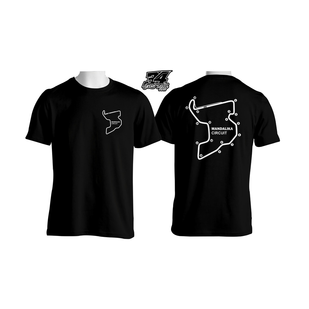 KAOS OTOMOTIF CIRCUIT MANDALIKA | BAJU CIRCUIT MANDALIKA LOMBOK