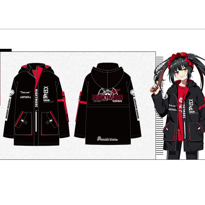 Tokisaki Kurumi Coat Jaket Anime Date a Live
