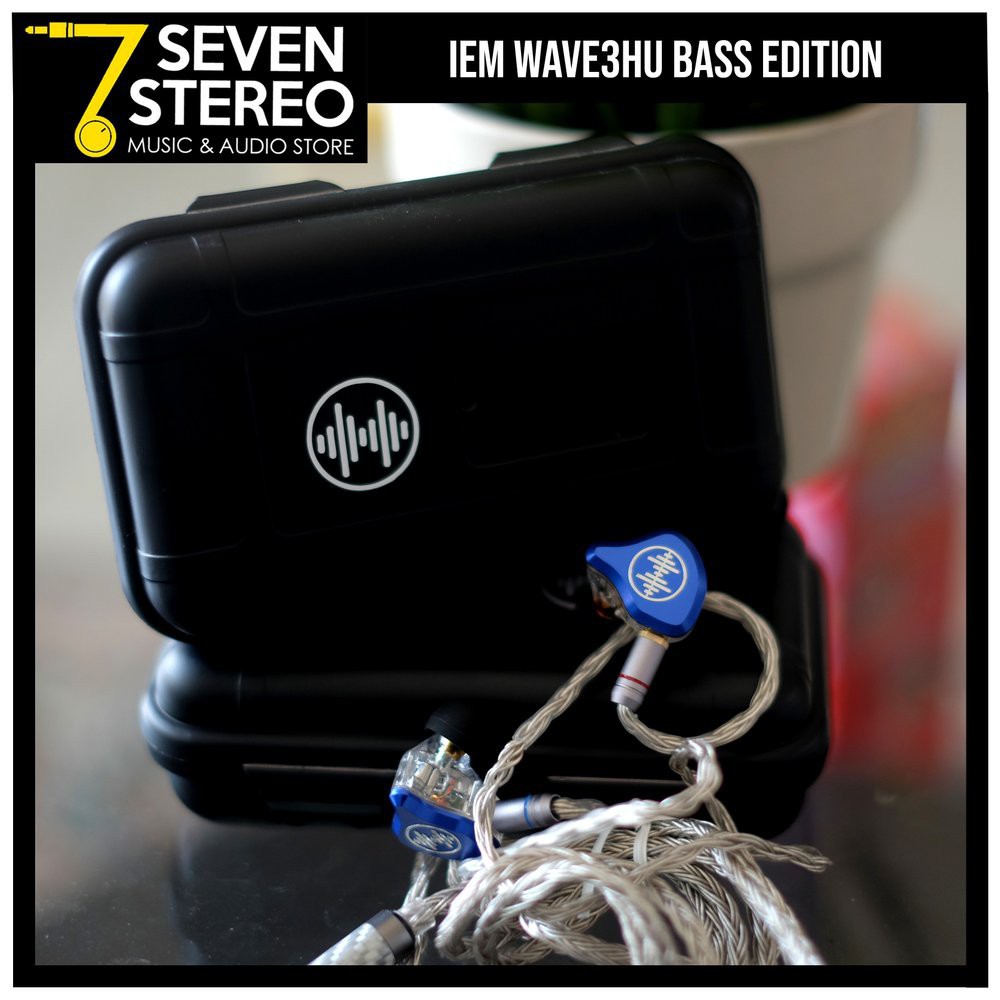 Wave Audio WAVE3HU Bass Edition IEM In Ear Monitor Panggung Triple Driver