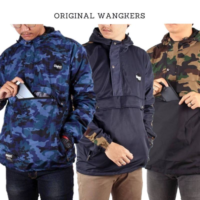 Jaket Cagoule Army Loreng Original Wangkers