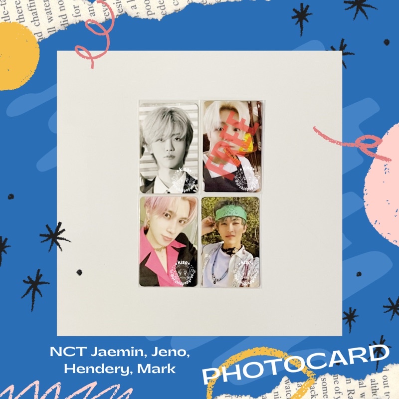 [BOOKED] NCT DREAM JAEMIN WE BOOM WB STAMP PHOTOCARD PC BUNDLE