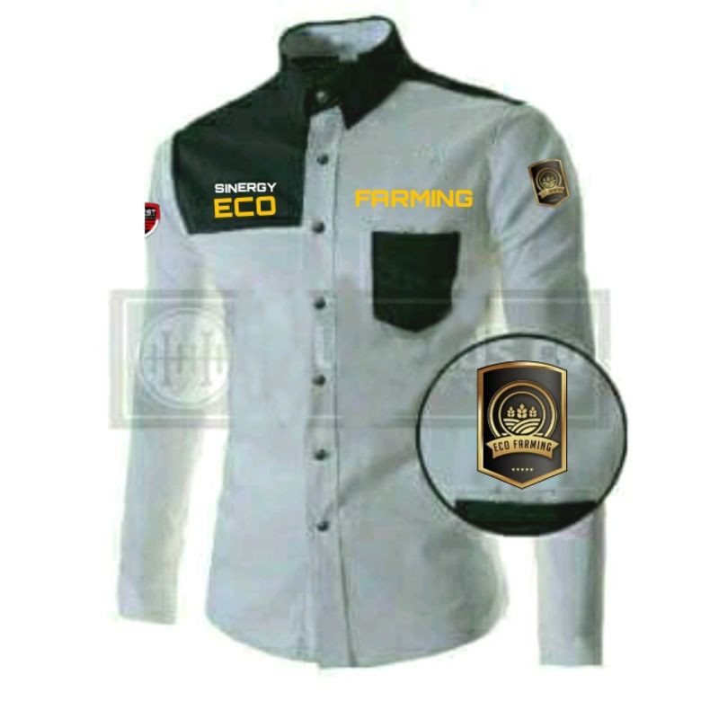 baju kemeja eco farming