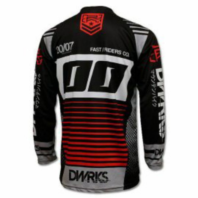 Jersey Sepeda Dirtworks MTB Pakai Nama