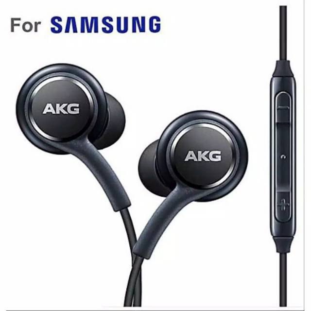 HEADSET SAMSUNG ORIGINAL S10. AKG.Colokan warna silver. Tulisan samsung