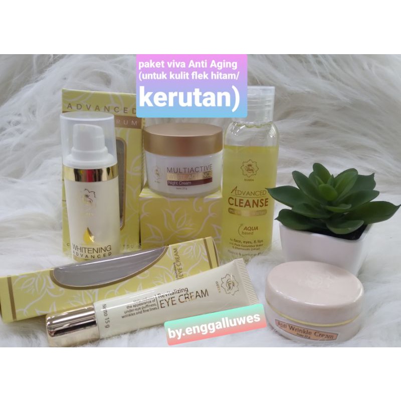 PAKET VIVA ANTI AGING UNTUK KULIT FLEK HITAM DAN KERUTAN
