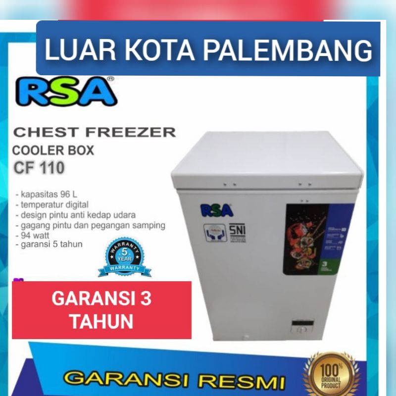 KHUSUS LUAR PALEMBANG BOX FREZER BOX FREEZER COOLER BOX MINI RSA CF110 CF 110 LEMARI MURAH