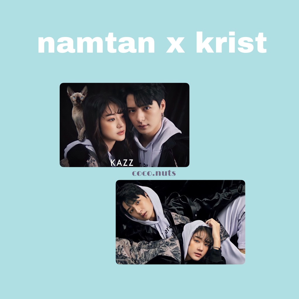 THAI PHOTOCARD NAMTAN x KRIST