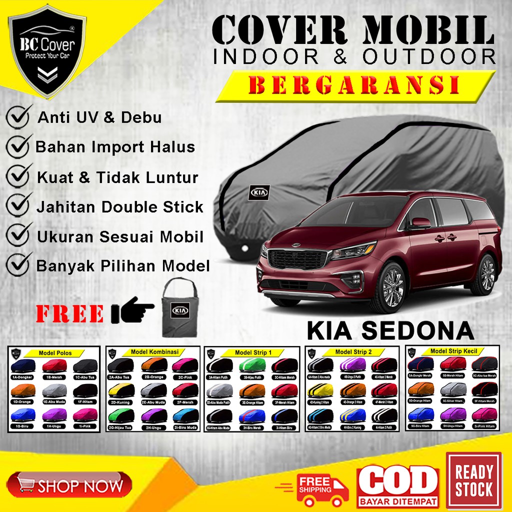 Body Cover Mobil Kia Sedona Sarung Mobil Sedona / Selimut Mantel Pelindung Jas Penutup Mantol Kerudung Tutup Mobil Kia Sedona Outdoor