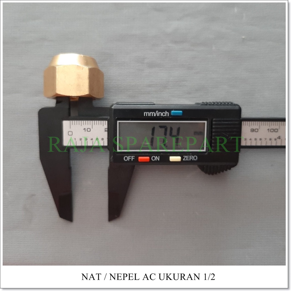 N1/2 NAT/NUT NEPEL/ NEPEL PIPA AC UKURAN 1/2&quot;