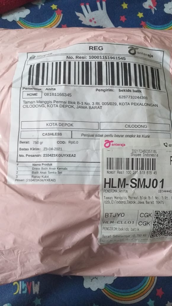 Batik Anak Senka Set