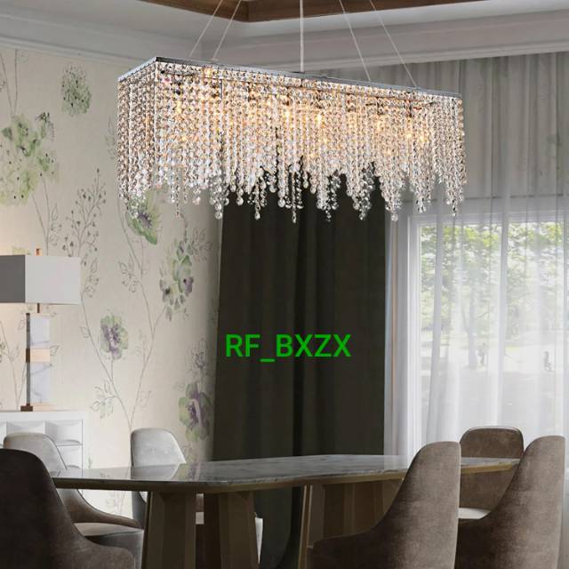 Lampu meja makan kristal