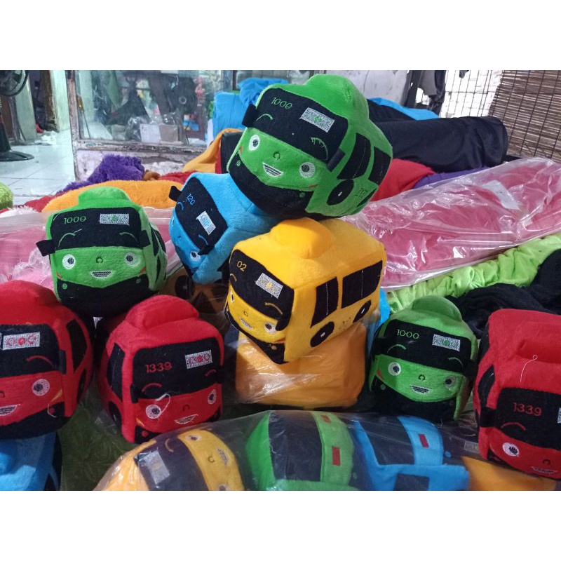 Boneka Bus tayo size M panjang 20cm