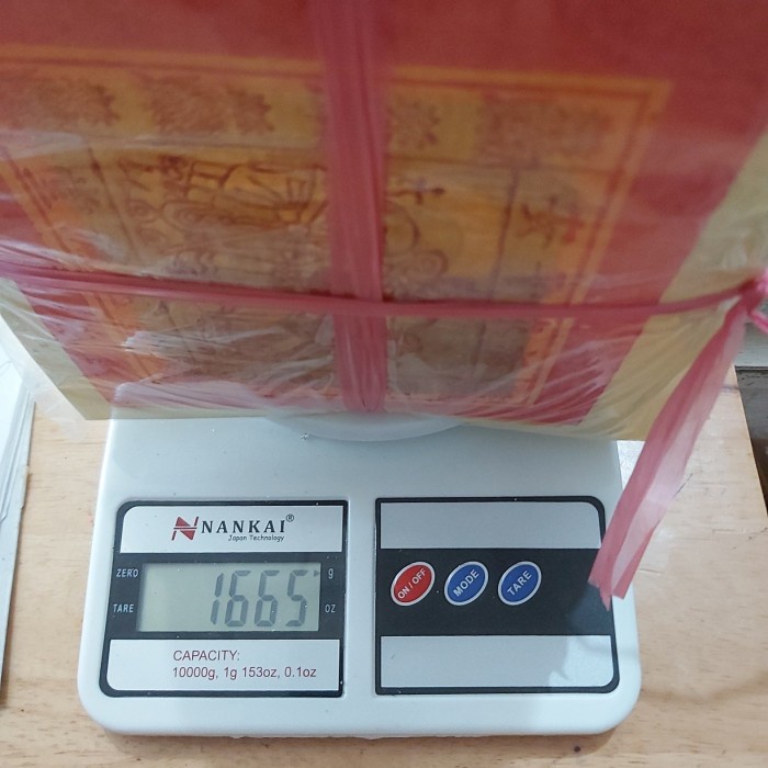 Helnan_Store Kertas Kim Cua Emas Brand Lampion.Harga 1 Ikat 10Bungkus.