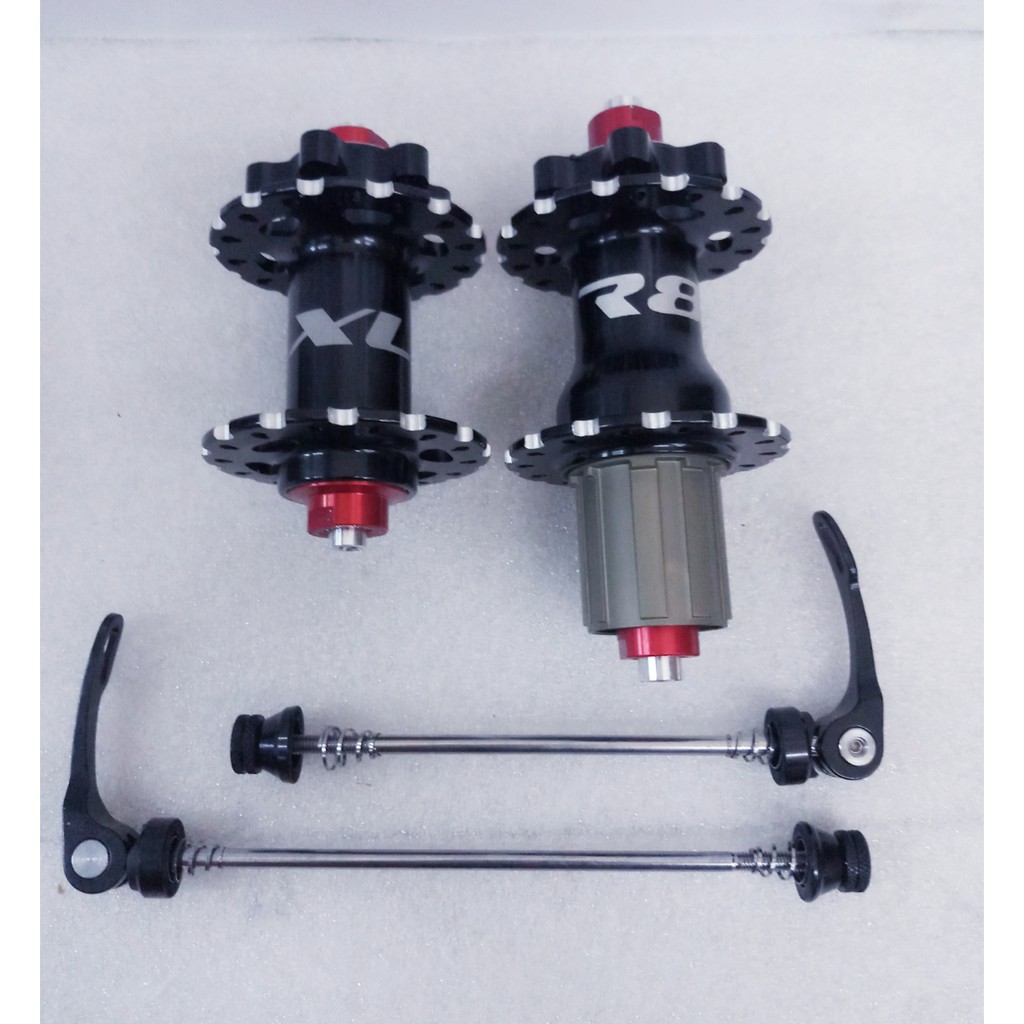 Hub Freehub XLR8 CNC 28 Hole Hitam