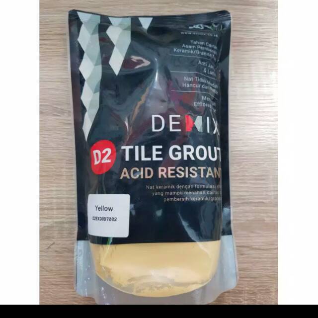 SEMEN NAT KERAMIK DEMIX ACID RESISTANT YELLOW 1KG