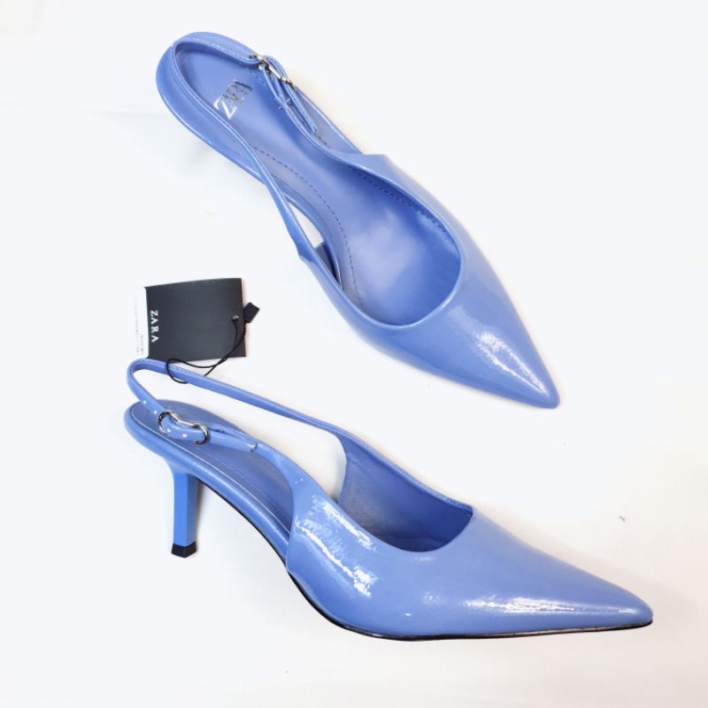 ZR Mid Slingback Glossy Heels 8715