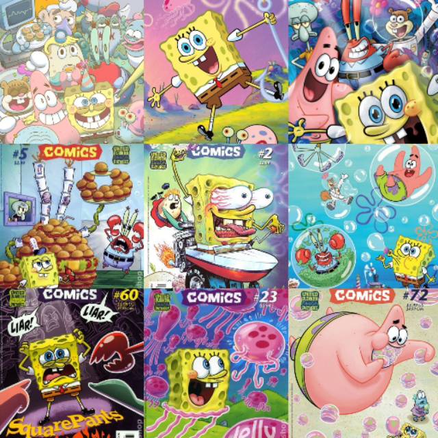 POSTER DINDING SPONGEBOB