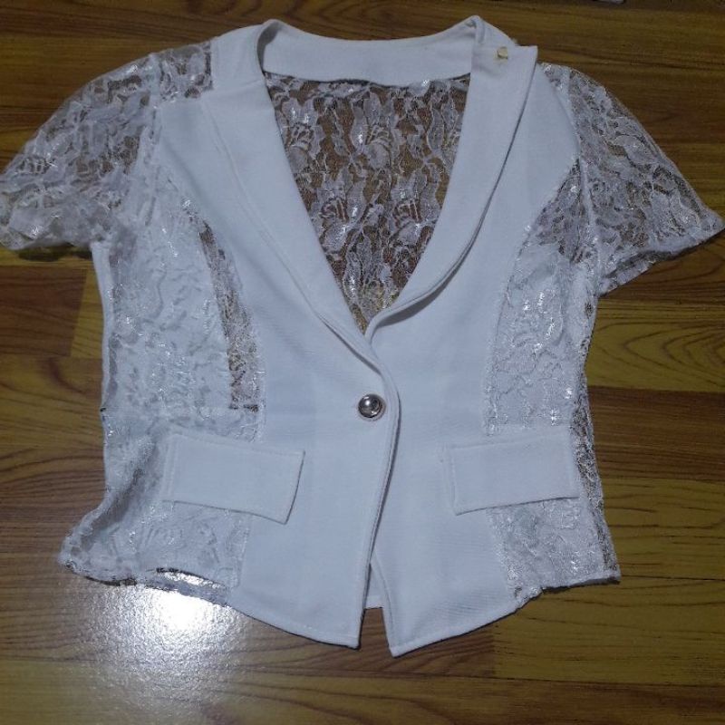 blazer/brokat/cantik