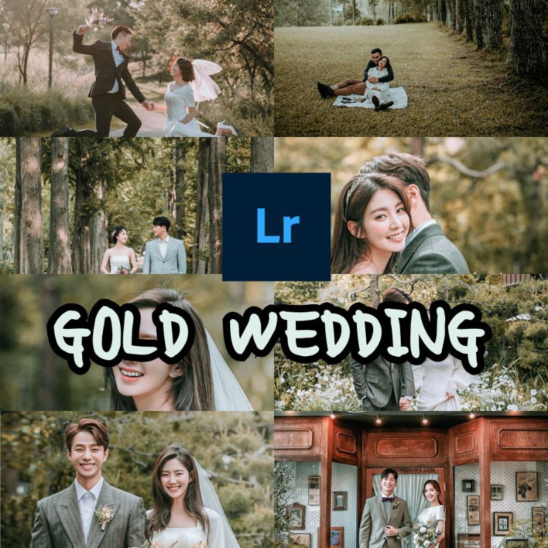 15 Preset Bundle Lightroom Premium Gold Wedding