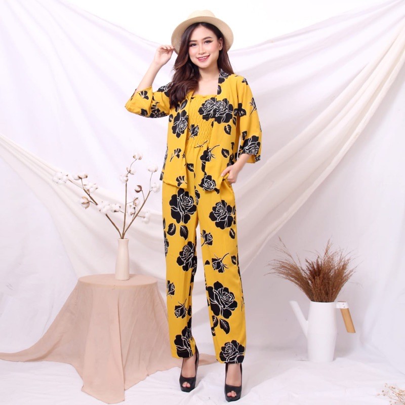 Set Jumpsuit Overall + Outer Kelly 105