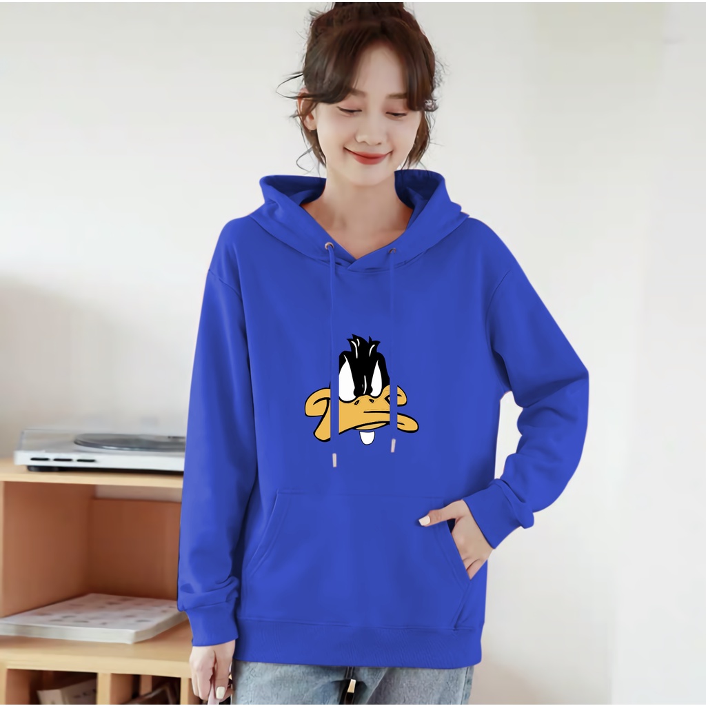 Lilipop.id Sweater Wanita Duffy Duck Hoodie Jumper Outwear