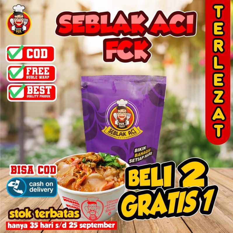 SEBLAK ACI FCK TERLEZAT BOCI BASO ACI INSTAN FCK BAKSO ACI INSTAN TULANG RANGU FCK  BELI 2 GRATIS 1