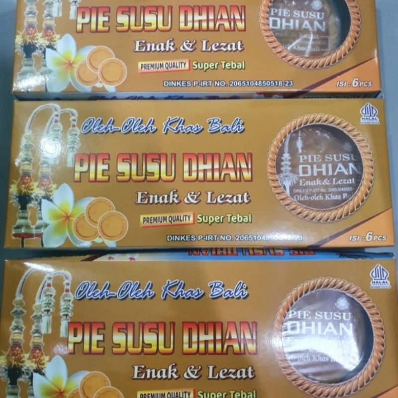 

Pie Susu Dhian Premium Super Tebal Isi 6 Pcs