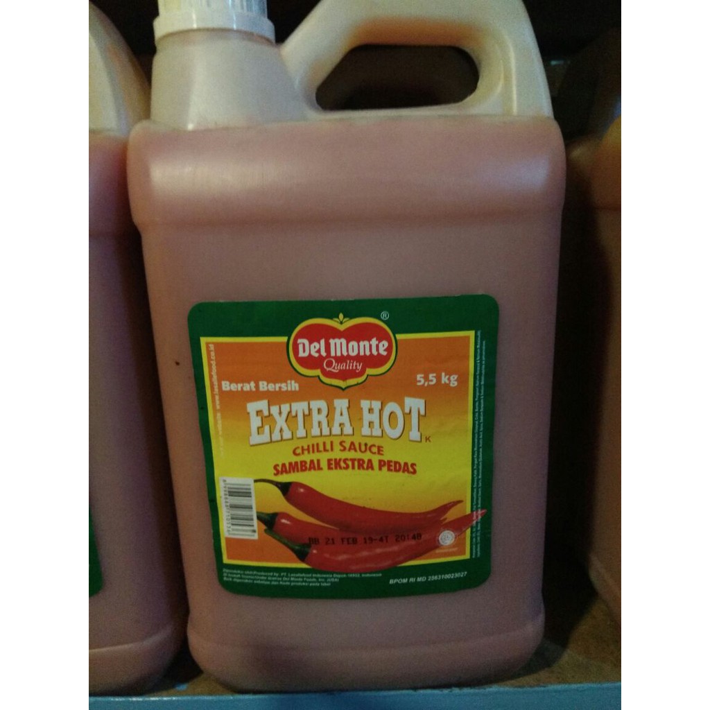 DELMONTE SAUS EXTRA HOT JERIGEN 5,5 KG