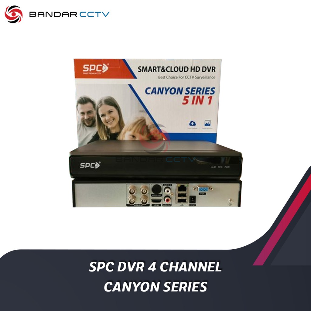 DVR UVR 2MP SPC CANYON SERIES 4 CHANNEL GARANSI RESMI SPC