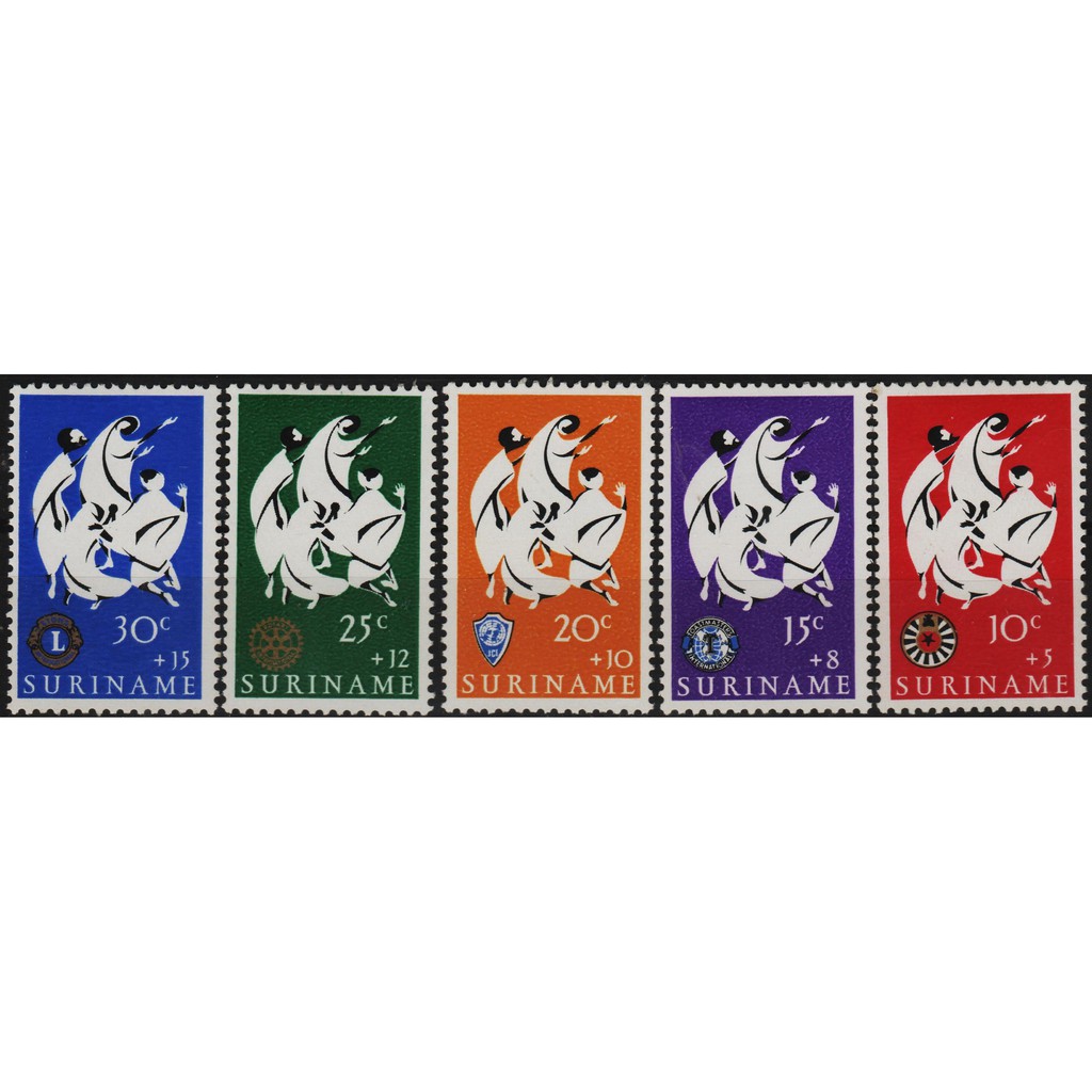 

Perangko Filateli 10201 - suriname mNh 13.04.1966 easter charity