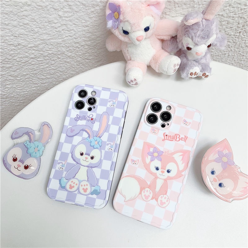 Case Motif Kartun Dengan Holder Untuk IPhone 12 13 11 Pro Max X Xs Max Xr Lndl