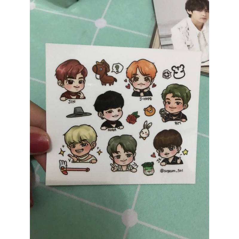 STICKER CHIBI BTS