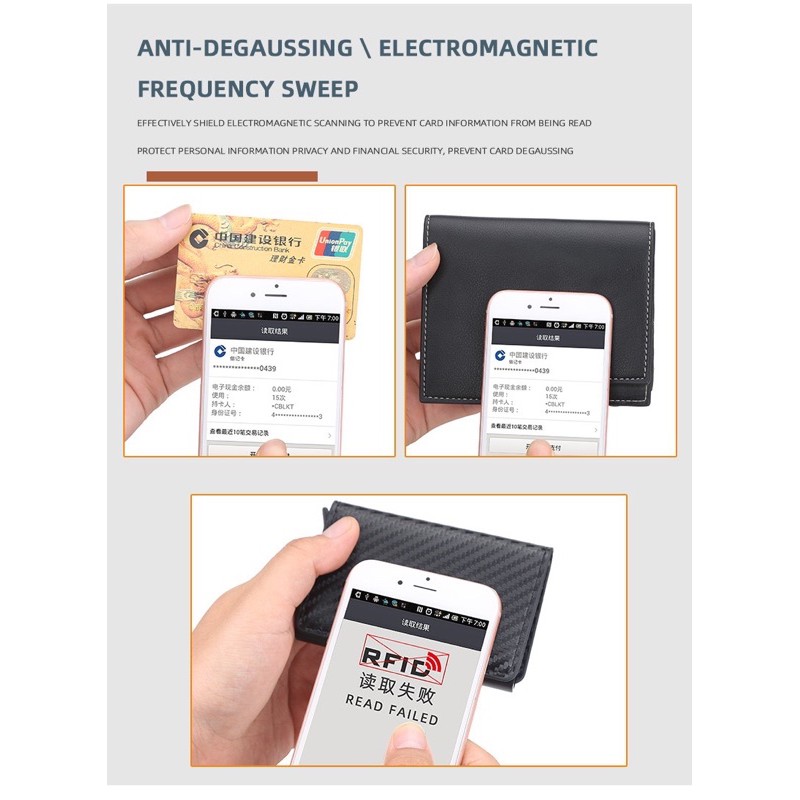 Dompet Kartu Kulit Pria Rfid Wallet Card Holder Baellerry K9129