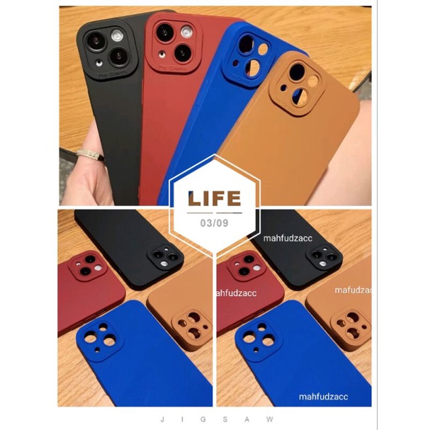 Softcase Candy Pro Camera OPPO A55/OPPO A96 TERBARU CASE TPU MACARON