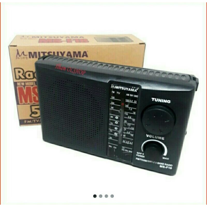 Cod Bayar ditempat Radio Mitsuyama F-18//Radio Portable Internasional Am//FM//SW//Ac