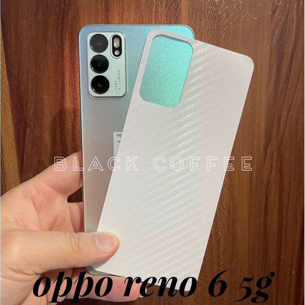 SKIN CARBON Anti gores BELAKANG OPPO RENO 7 (4G &amp; 5G) / RENO 7 Z / RENO 6 (4G &amp; 5G) / RENO 6 PRO