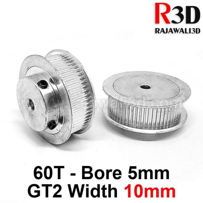 GT2 TIming Pulley 60 Teeth Bore 5mm Belt 10mm