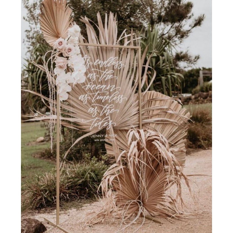 Tiang Besi Welcome Signage/ Tiang Backdrop/ Welcome Sign