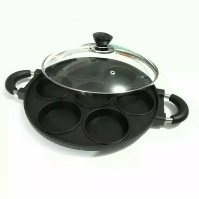 Cetakan Kue 7 lubang Datar/ Martabak Mini  HC/ Suggo