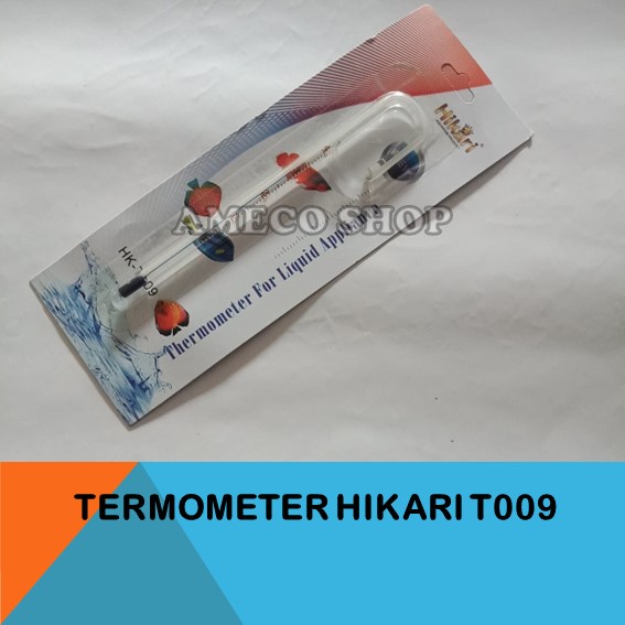 HIKARI Termometer Aquarium Pengukur Suhu Air Aquarium HK T009