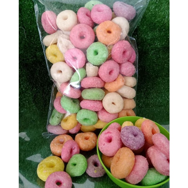 

SNACK DONAT PELANGI KERING EMPUK WARNA 500GRAM CEMILAN KILOAN