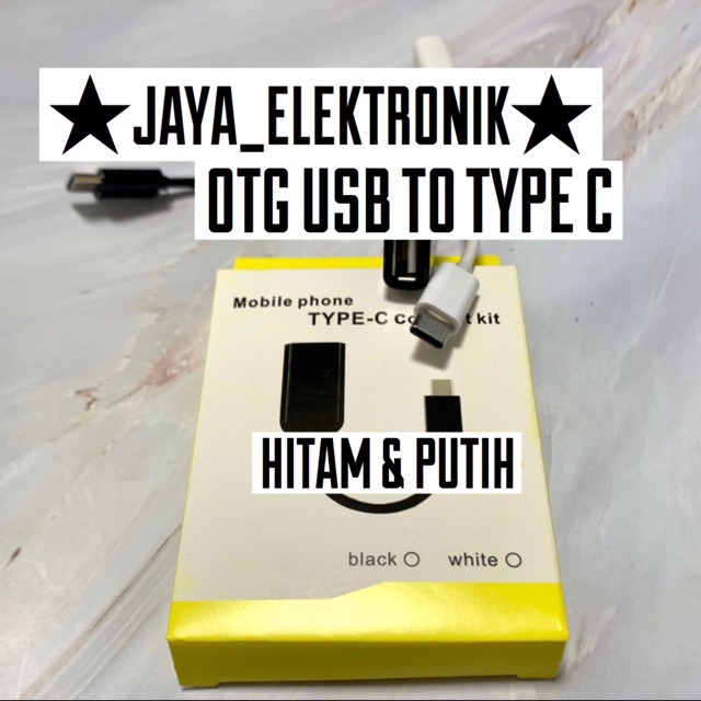 KABEL OTG USB TYPE C - USB FOR ANDROID