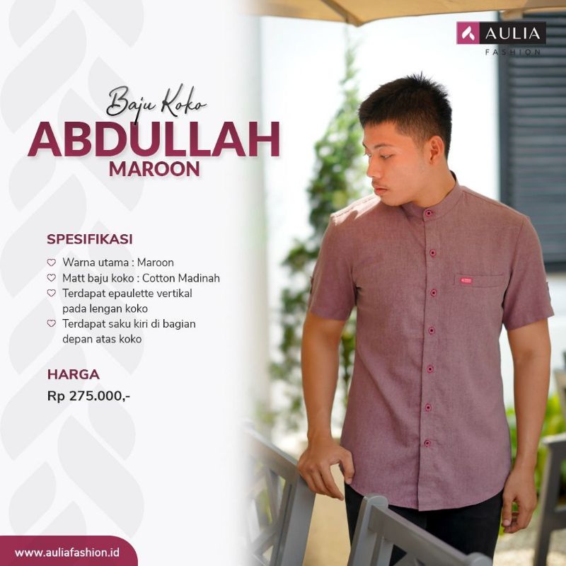 Baju Koko Aulia Fashion / ABDULLAH MAROON