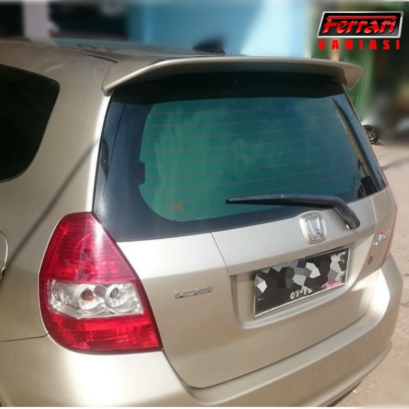 Spoiler aksesoris mobil honda jazz 2005 modulo - gold