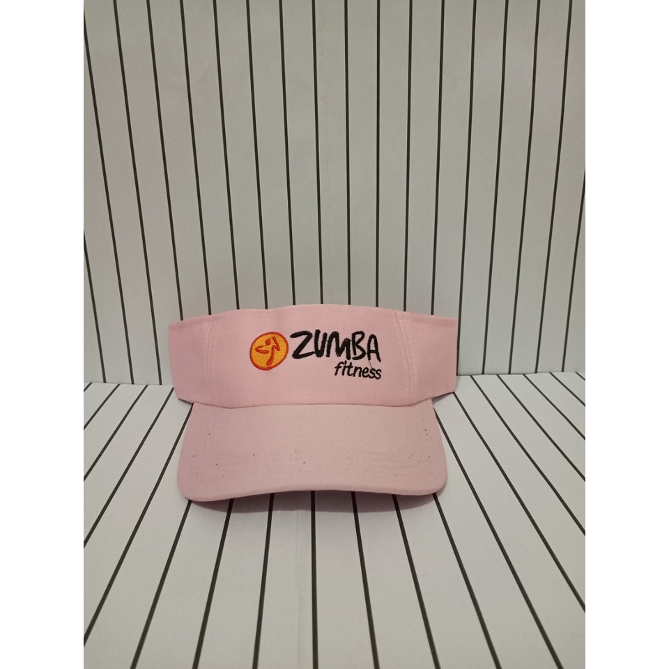 Topi Aerobik Zumba Topi Visors Senam wanita dan Pria