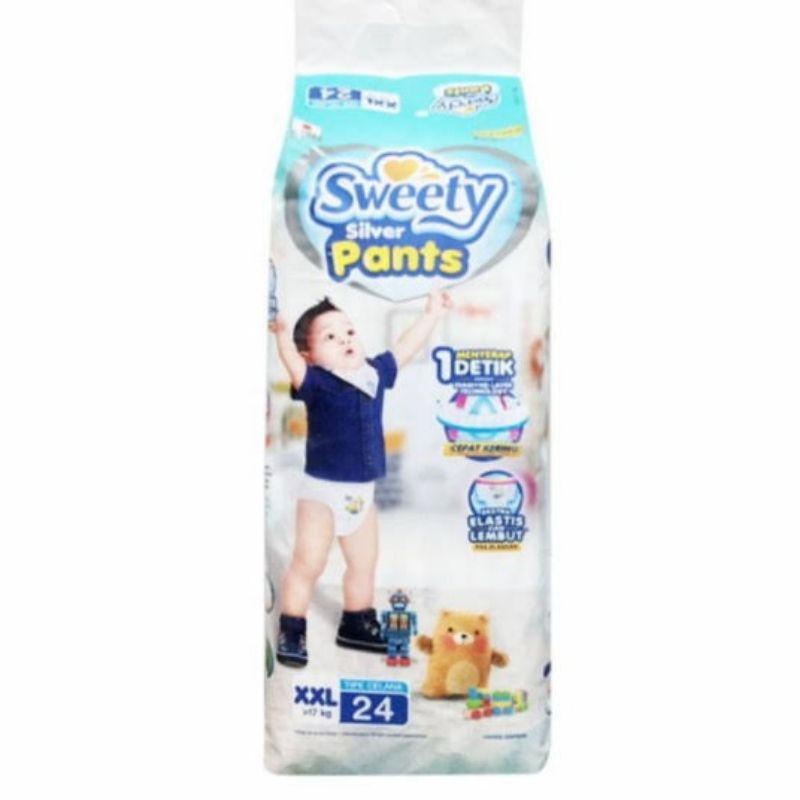 Sweety Silver Pants Popok Bayi XXL24
