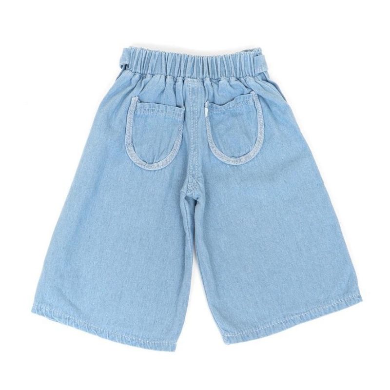 DK ROK JEANS KANCING + KARET / KULOT JEANS Anak Perempuan